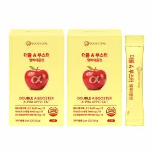 부스트원 알파CD 알파애플컷 알파시클로덱스트린 애사비 고함량 올인원케어 2박스, 40포