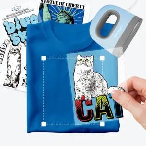 A4사이즈 열전사지 DTF 주문제작 맞춤 열스티커 의류 가방 패브릭