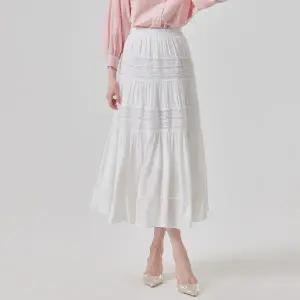 [롯데백화점]매긴 아일렛 레이스 티어드 스커트_PBMF6S1SK8061