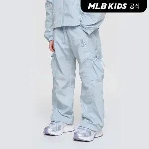 [MLB키즈](공식)26SS 스트릿 걸즈 리본 카고 우븐팬츠 LA (Ptn.Skyblue) 7FWPB1661-07SBP