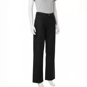 BELIER 트루 와이드 데님 팬츠 로우 블랙