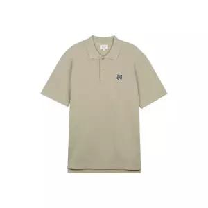 메종키츠네 남성 폭스 헤드 컴포트 폴로 티 리프 PM00210KP0001-0450