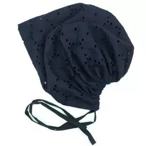 진네이비 고급 펀칭자수 두건 시리즈11 머리두건 비니 반다나