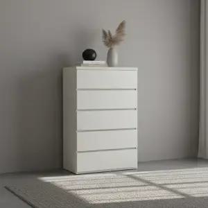 두리앳가구 노엘 5단 800 속깊은 서랍장