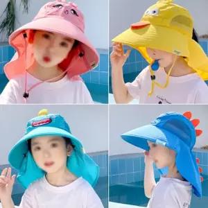 준캡 유아모자 유아 벙거지 아동 어린이 애니멀 가림막 봄 여름