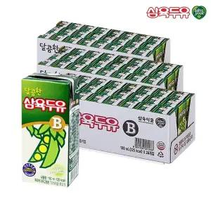 [삼육두유] 달콤한 B 두유 190ml 72팩 (24팩x3)