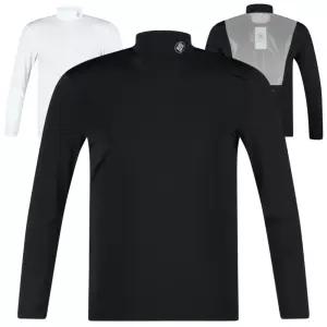 시원한 남자 여름용 등 망사 골프 긴팔 쿨 이너티 레저 실내연습장