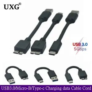 10cm 20cm 1m 5Gbps USB 3.0 A Type-c-마이크로 B 충전 케이블 하드 드라이브 컴퓨터용 외장형 하드 드라이