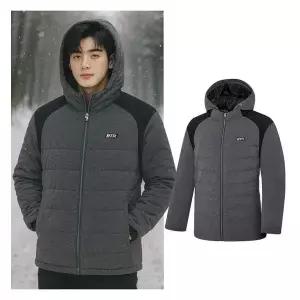 [비티알] 남성 겨울 스트레치 덕다운 골프 후드 패딩자켓 BSC659SJ3M