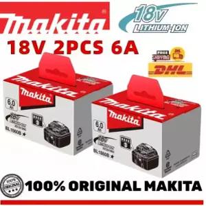 100 정품 마키타 BL1860B 18V 6.0Ah 배터리(LED 전원 표시등 포함) LXT 무선 공구용 사용 시간 연장
