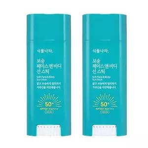 식물나라 보송 페이스 앤 바디 선스틱 x 2개