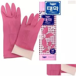 목짧은 태화 고무장갑 주방 부엌 설거지 글러브 가정용 업소용 식당 기본형