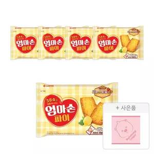 롯데웰푸드 엄마손파이, 254g, 5개 + 증정 (잔망루피 미니수건,1개)
