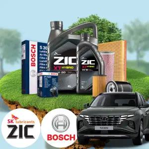 투싼NX4 1.6(하브) 가솔린 지크 X7 0W20 하이브리드 엔진오일세트