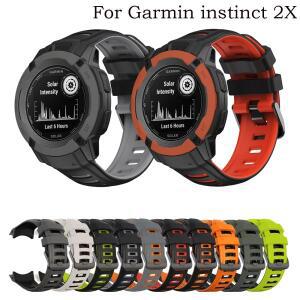 Garmin Instinct 2X 솔라 택티컬 에디션용 실리콘 시계 스트랩, 스마트워치 팔찌, 교체 밴드, 26mm