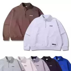 지프 jeep 360g M-Logo 하프집업 맨투맨 (JR5TSU838) 8 colors