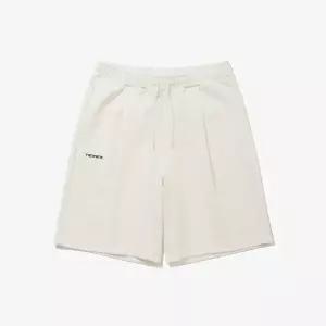 [뉴에라](타임스퀘어점패션관)와이드 스웨트 하프 팬츠 오프 화이트 14954600