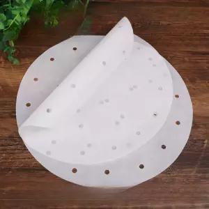 찜기 종이패드 종이호일 찜시트 만두 찜용 에어프라이어용