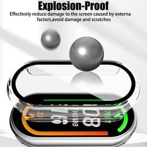 샤오미 스마트 밴드 10용 하드 케이스 (스크린 보호 필름 포함) 및 샤오미 밴드10 Miband 10용 강화유리 시