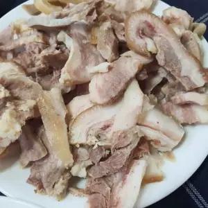 국내산 슬라이스 돼지 머릿고기 수육 1kg 머리고기 순대국고명