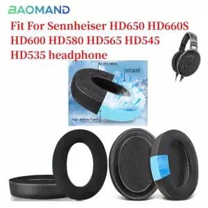 Sennheiser HD650 HD660S HD600 HD580 HD565 HD545 HD535 헤드폰 이어 쿠션 용 스포츠 쿨링 젤 교체 용 이