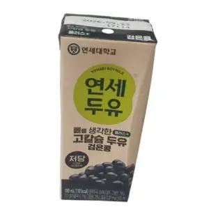 연세두유 뼈를 생각한 플러스 고칼슘 두유 검은콩 저당 190ml 24개