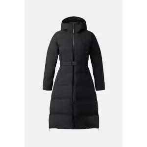 [코오롱스포츠](센텀시티점) [역시즌] 여성 벨티드 롱 다운 TVJDW25622BLK