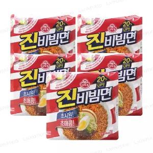 오뚜기 진비빔면 156g 20개 (4개입 x 5번들)