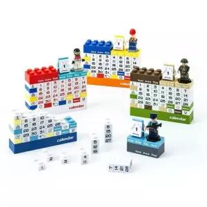 블럭모형 만년달력 책상 미니 DIY 캘린더 인테리어 스케줄 캐릭터