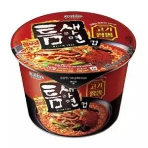 팔도 F7V0I6T9 틈새라면 고기짬뽕 큰컵 1박스 105GX16개입