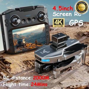 SG901 PRO MAX 드론 4K 전문가용 GPS HD 카메라 5G WIFI FPV 장애물 회피 4.5인치 화면 RC 쿼드콥터 장난감