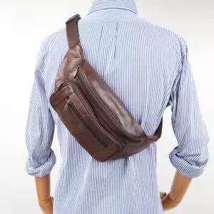 DKES_870L 가죽힙색슬링백 패션 캐주얼 슬링 심플 힙색