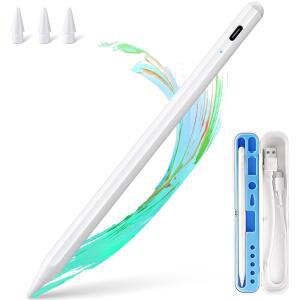 iPad Apple용 스타일러스 펜: 손바닥 거부 기울기 민감도가 있는 펜슬 애플 펜의 고속 충전 - 10 /9 /8 /7 /6, Pro 12.9