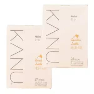 맥심 카누 커피믹스 바닐라 라떼 24Tx2개
