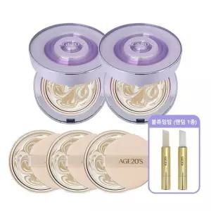 에이지20s 팩트 2026년형 홈쇼핑 다이아 물광샷 앰플 에센스 23호 본품 2개+리필 3개+