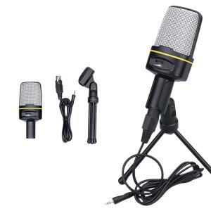 마이크 스탠드 장착 전문 3.5mm 잭 녹음 콘덴서 PC, 노트북, 노래 및 게임 호환
