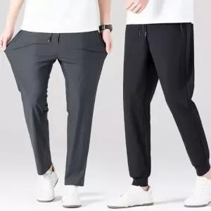 메가쿨링 밴딩팬츠 (2color 2type) 여름 일자 조거바지 남성 냉동고 남자