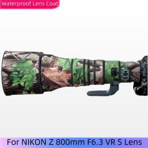 니콘 호환 Z 800mm F6.3 VR S용 위장 렌즈 코트 방수 및 방우 보호 커버 z 슬리브 케이스
