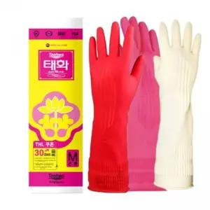 태화 고무장갑 선밴(M) 3컬러x10켤레