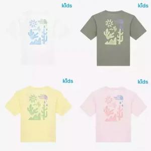 [국내백화점 ] 노스페이스 키즈 NT7UR05 네이쳐글로우 반팔 라운드 티 NT7UR05CT