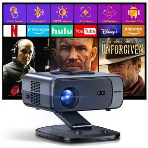 빔프로젝터 2025m05 안드로이드 120 프로젝터 4k 64G 자동초점 Wifi6 BT53 LED 8K 디코딩 홈시어터