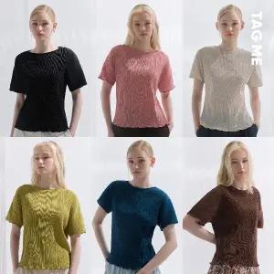 26SS[태그미] 썸머 더블 플리츠 블라우스 6종