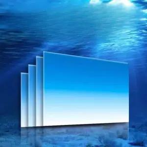 어항시트지 그라데이션 바다 어항 3D 조경 수족관 스티커