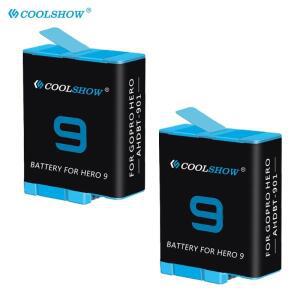 Coolshow 액션 카메라 액세서리용 블랙 배터리 고프로 9 10 11 12 용 1800mAh