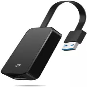 TP-Link USB-이더넷 어댑터 UE306 닌텐도 스위치 지원 1Gbps 기가비트 RJ45-USB 3.0 네트워크 접이식 및