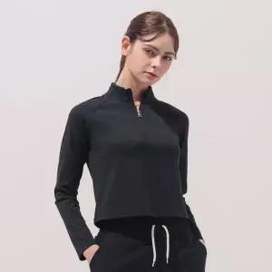 서프닉 여성 반집업 크롭 래쉬가드 YB-5202