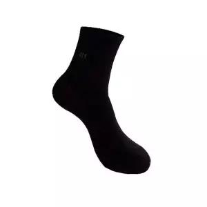 무지 남자 캐쥬얼 양말 검정 긴목 아빠 정장 순면