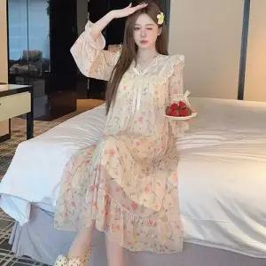 수피 망사 슬립 레이스 패드 오렌지 면라이크 하트 파자마세트 공주풍 JEN1