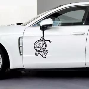 스파이더맨 자동차 포인트 스티커 가림 차량용 흠집 튜닝