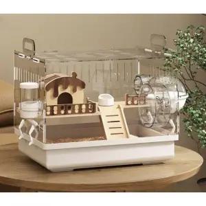 햄스터 케이지 대형 투명 아크릴 다람쥐 고슴도치 놀이터 하우스 사육장